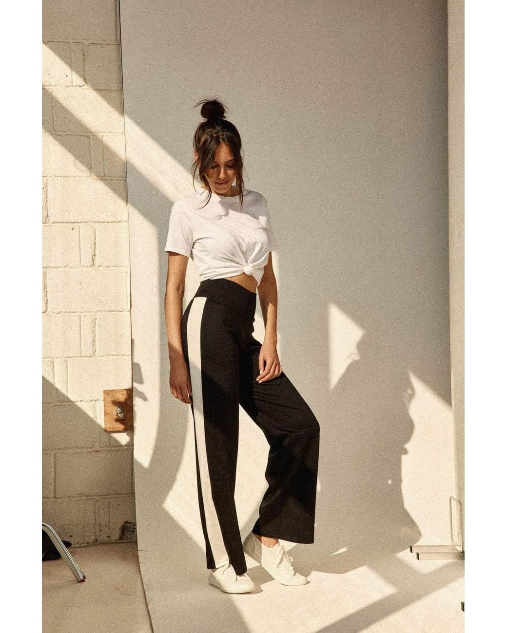 Marianne by Marie Jordane Black Dylan Wide-Leg Pants