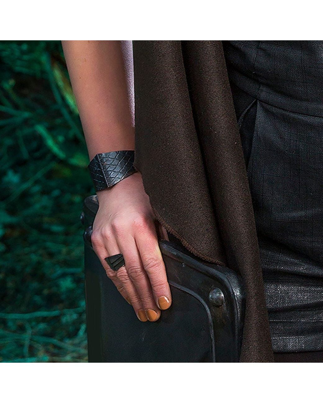Zula Jewelry + Design Green Bravery Shield Ring