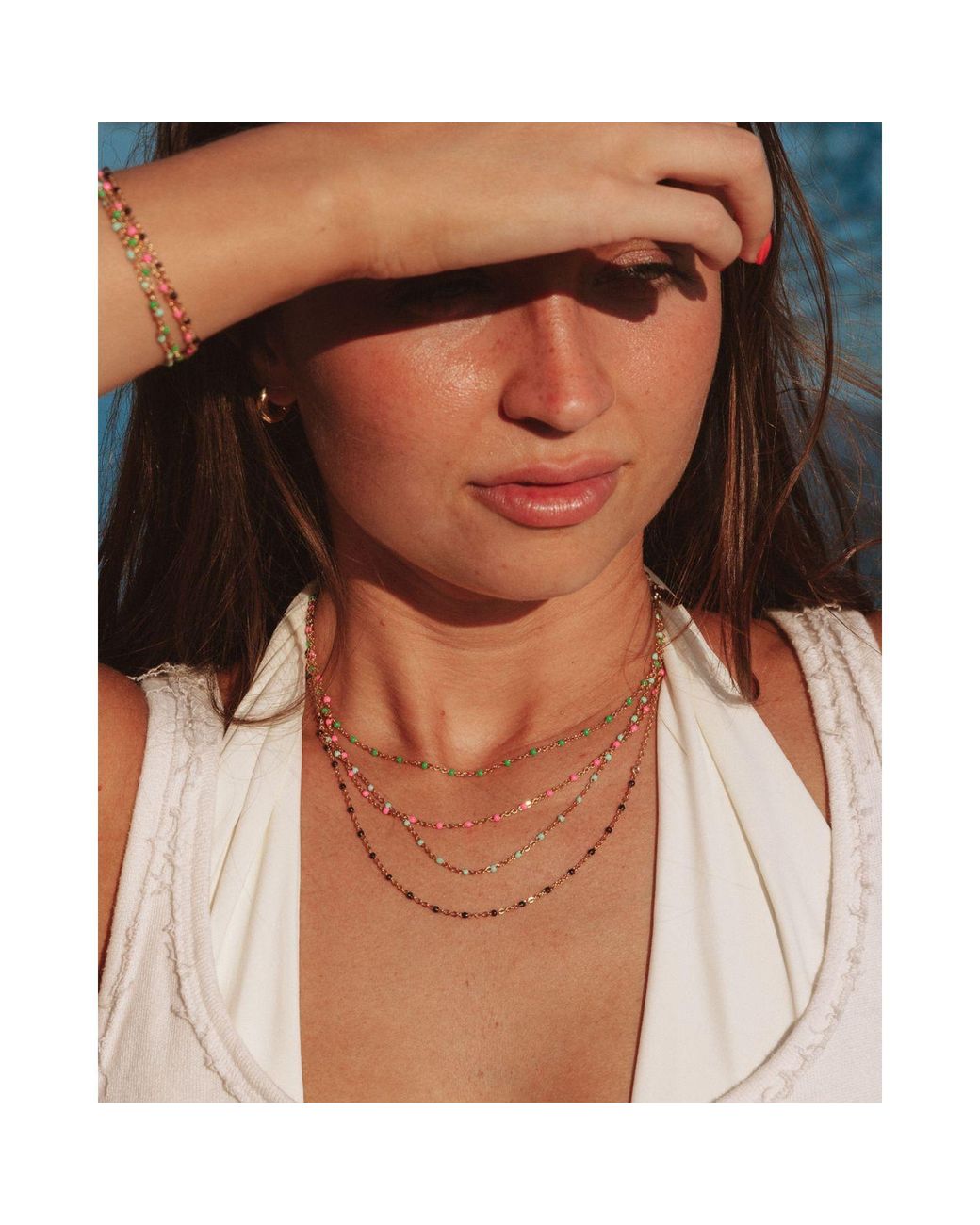 SET & STONES Metallic Kaz Necklace