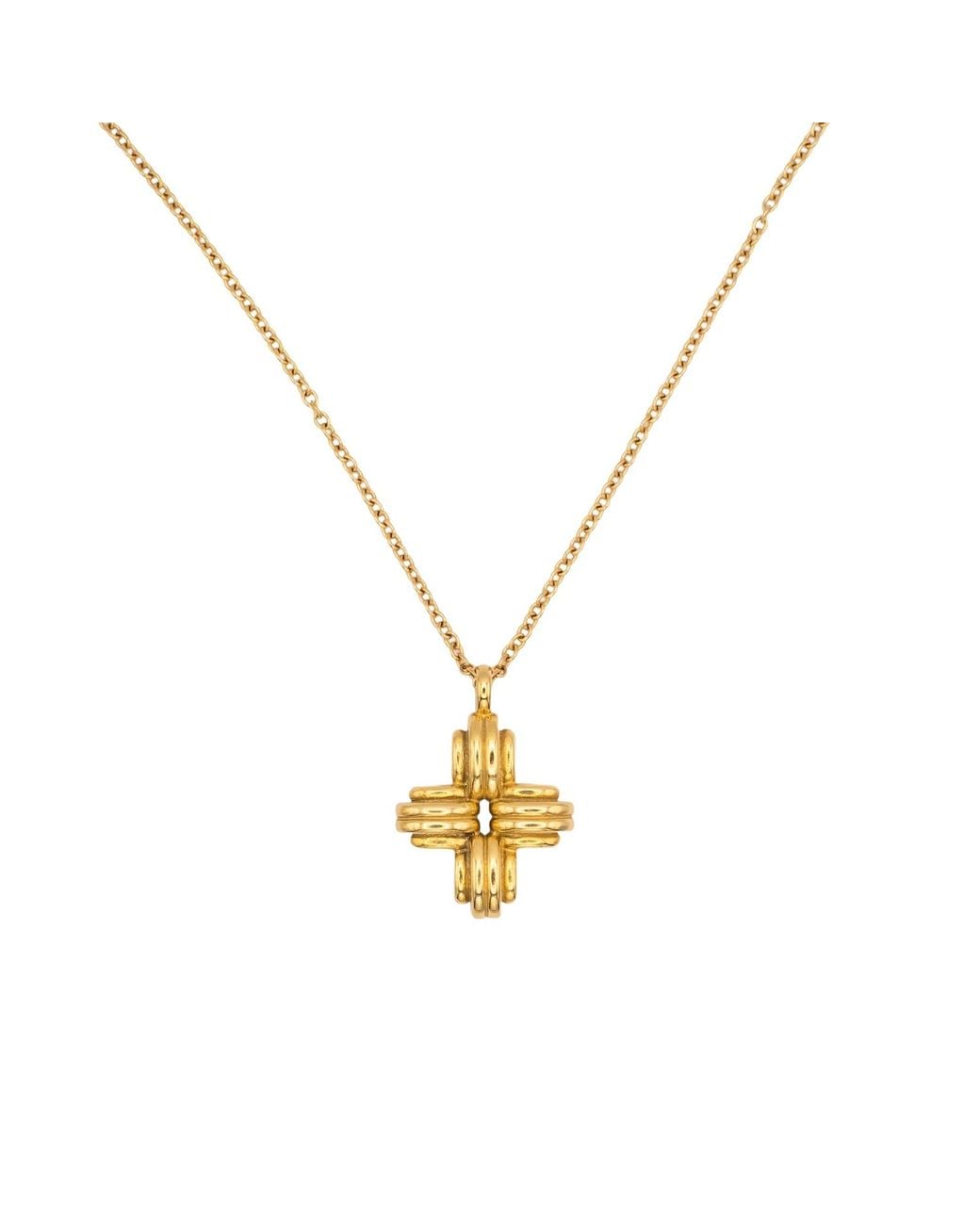 Isolated Jewellery Metallic Athena Cross