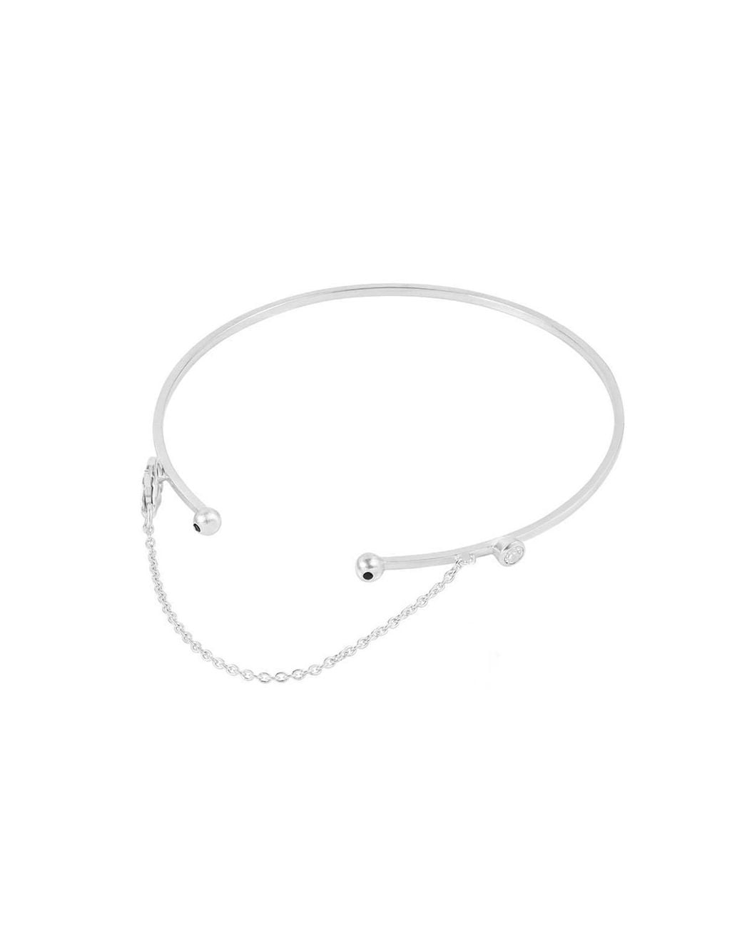 Moon London White Issi Gemstone Arm Cuff