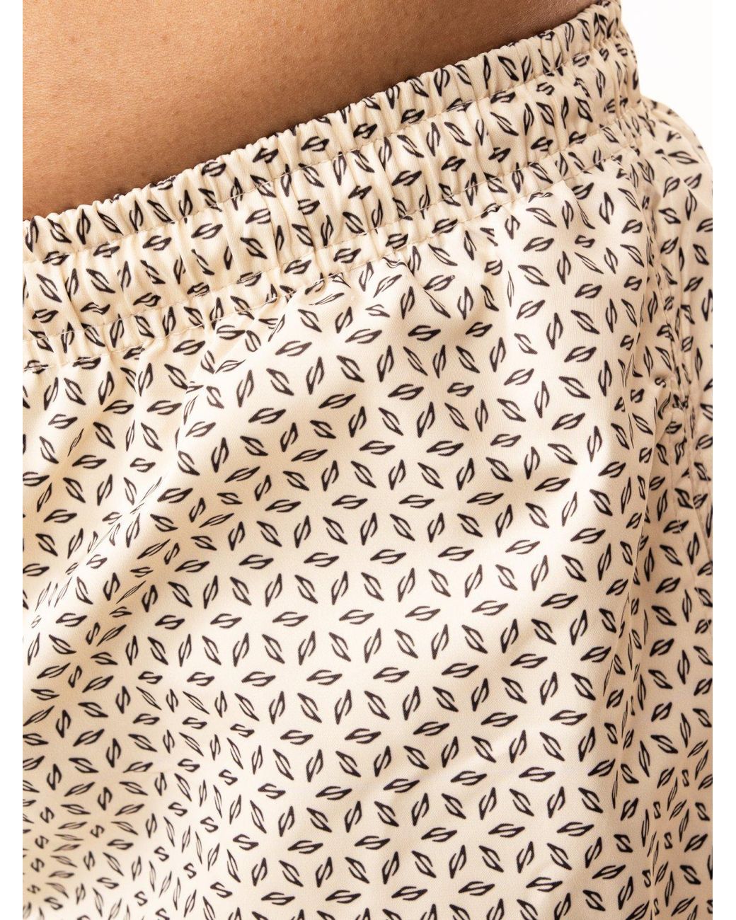 Saved Lab Natural Neutrals Monogram Swimshort for men