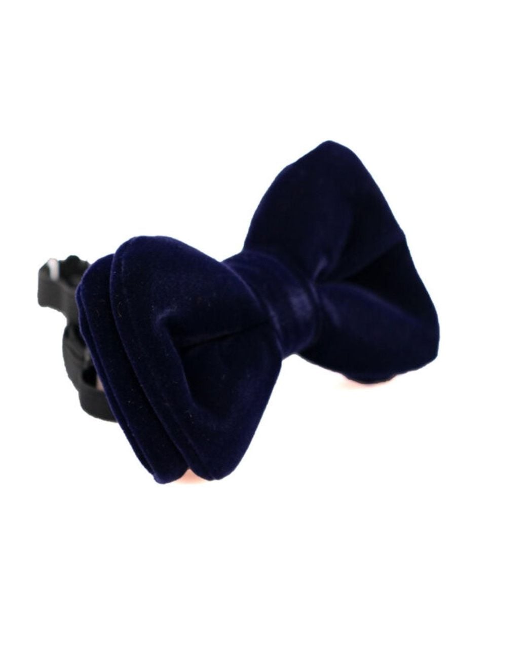 DAVID WEJ Blue Velvet Pretied Bow Tie – for men