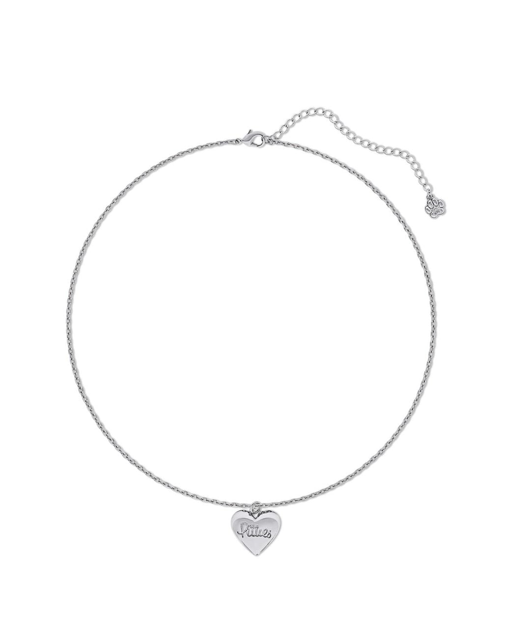 Cloud Haven Metallic A Pittie Has My Heart Necklace