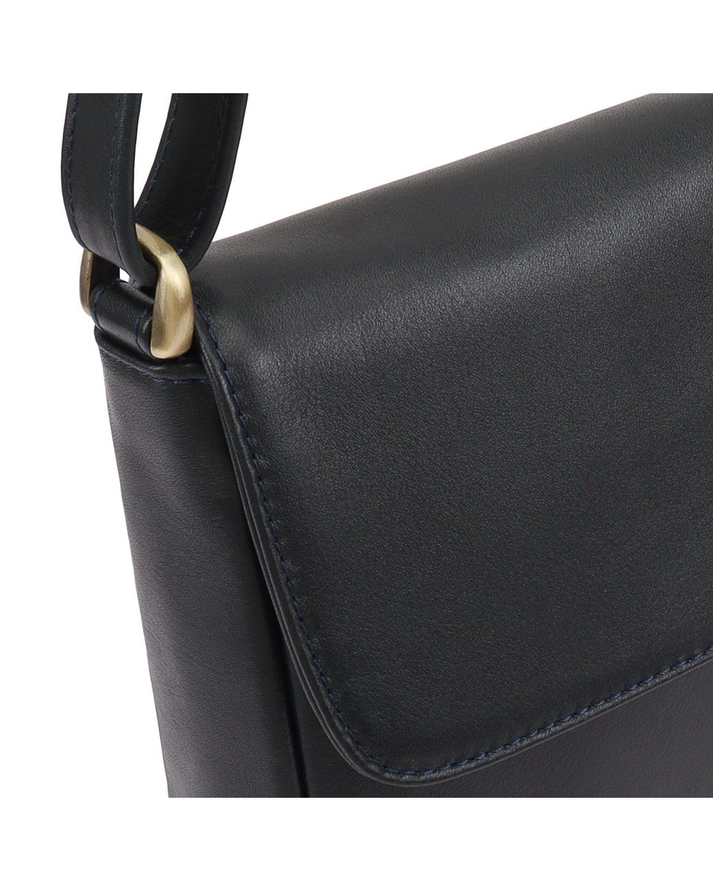 Lloyd Baker Black Saharsa Leather Crossbody Bag