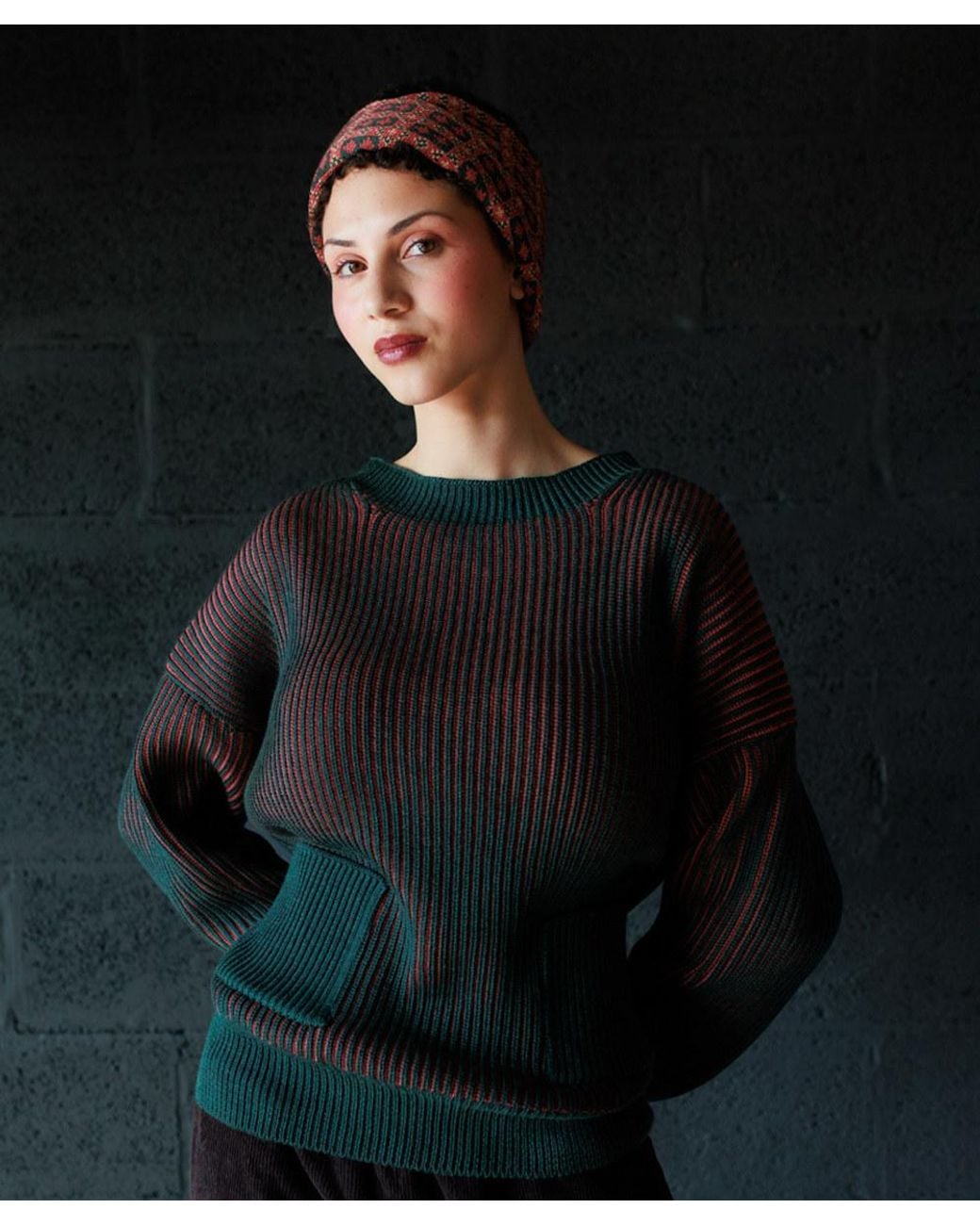 Mabli Purple Ffyn Pullover
