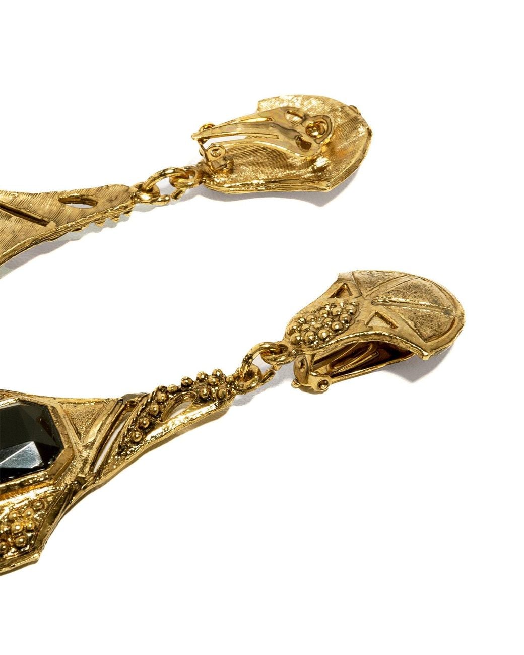 Caramel Vintage Jewellery Metallic Vintage Plated Jude Earrings