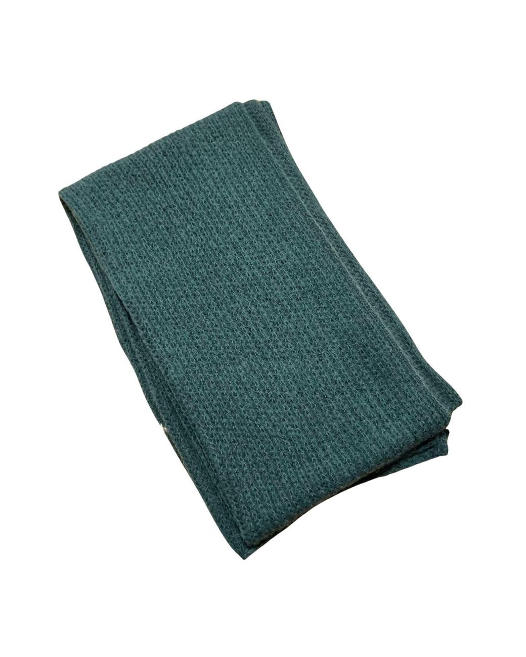 Heritagemoda Green Neutrals Myrtle Handmade Soft Alpaca Scarf