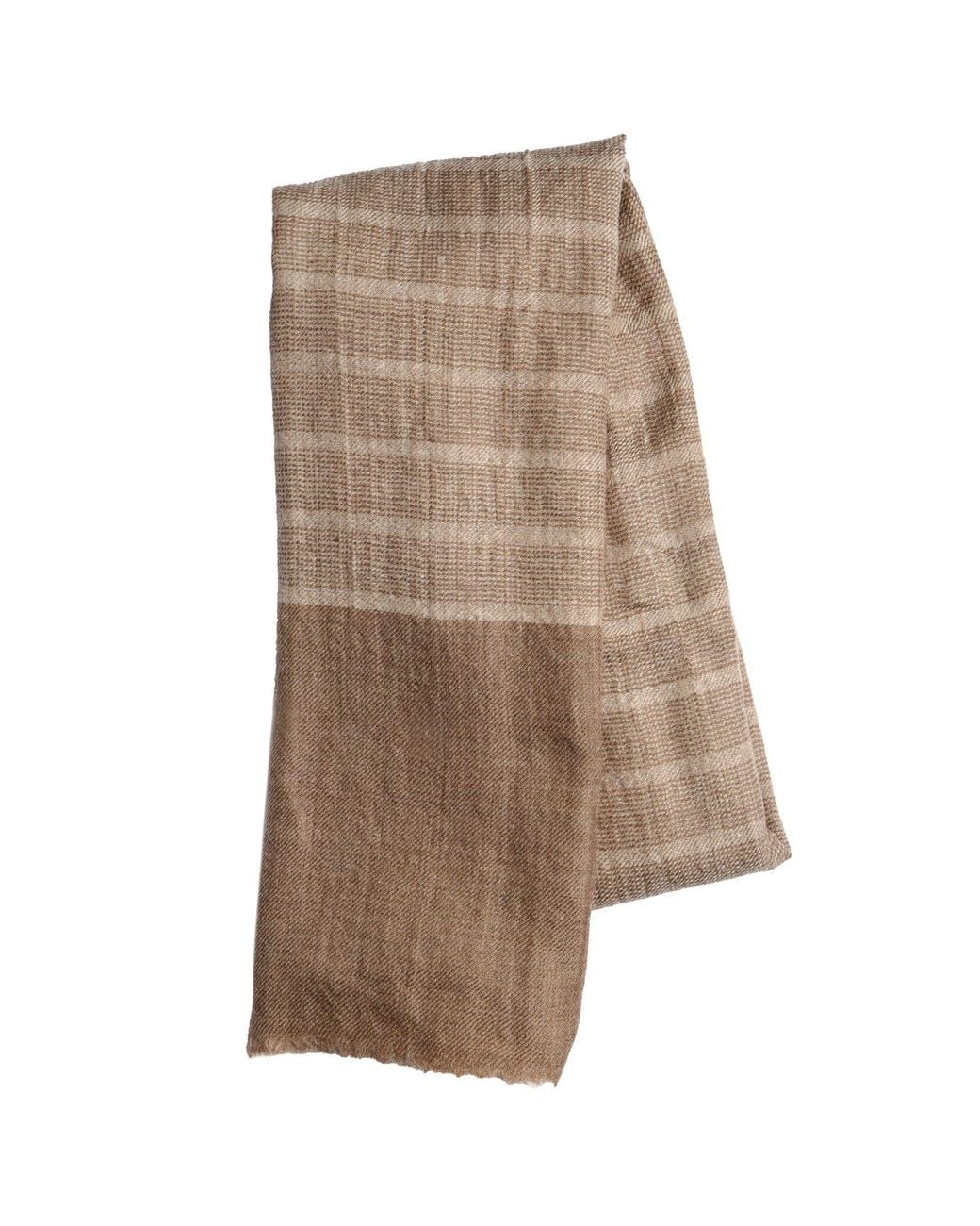 Babs Boutique NYC Brown Neutrals Cashmere Scarf Narrow for men