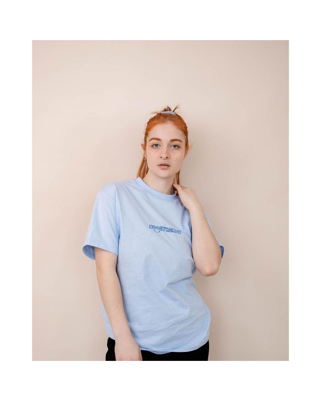 Nooltrends Blue Gender Neutral Smiley T-Shirt for men