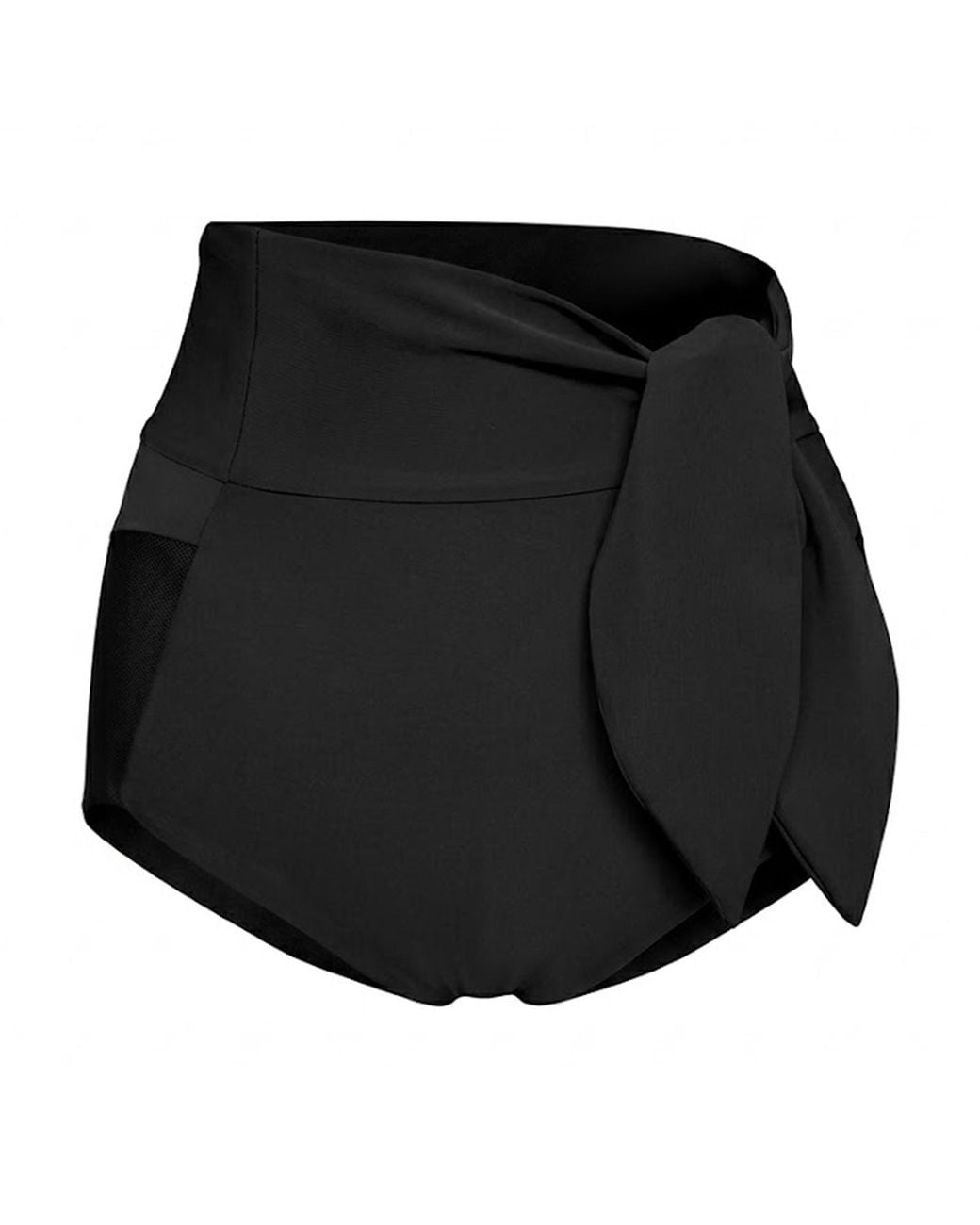 Serotone Swim Black Low Cut Tie Bottoms