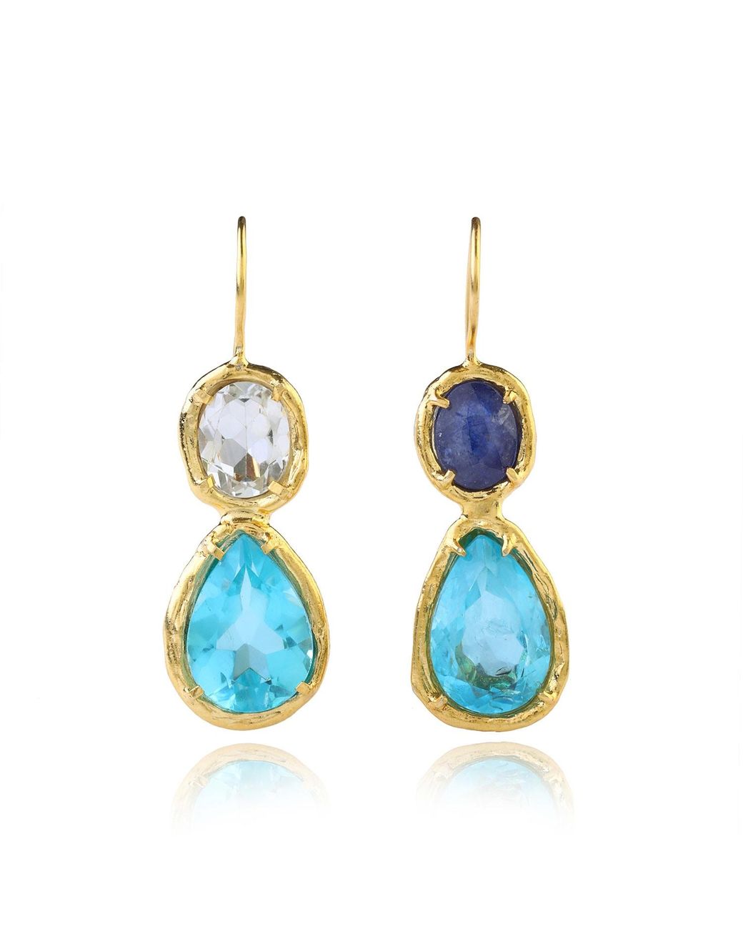 Ece London Blue The Drop Earrings