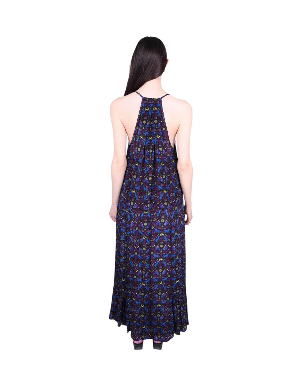 Any Old Iron Blue Soft Mini Rider Adjustable Dress