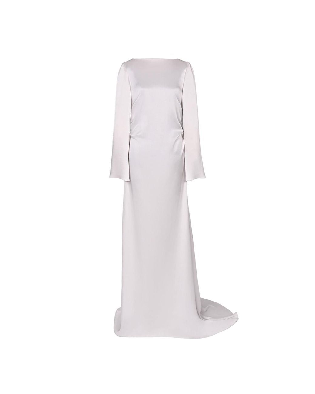 Anse Victorin White Geraldine Silk Dress