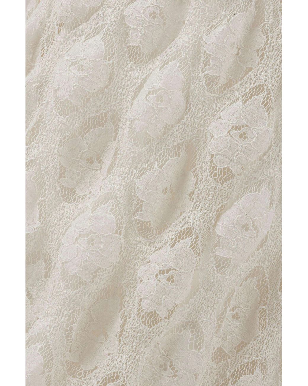 Nocturne White High-Neck Lace Maxi Dress
