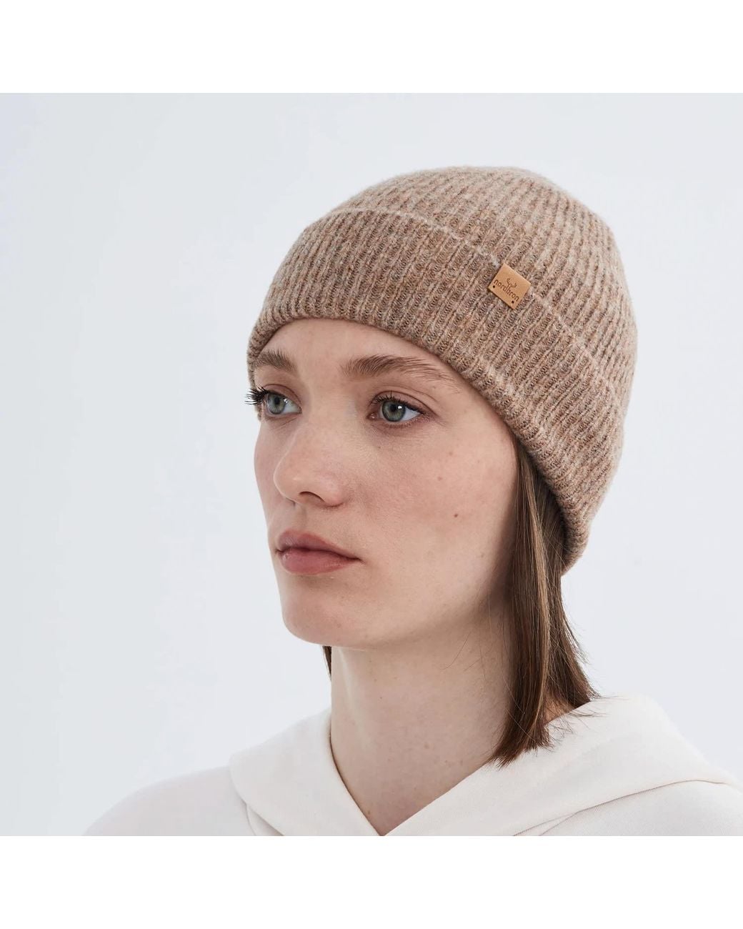 Norbron Brown Raine Taupe Beanie