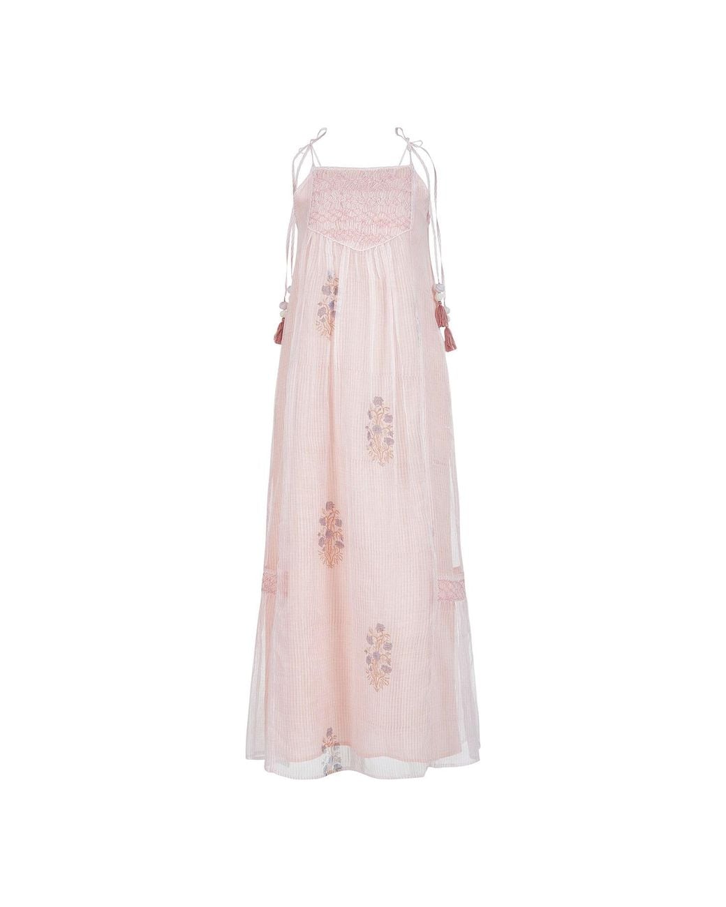 Liminal Pink Sabine Maxi Dress