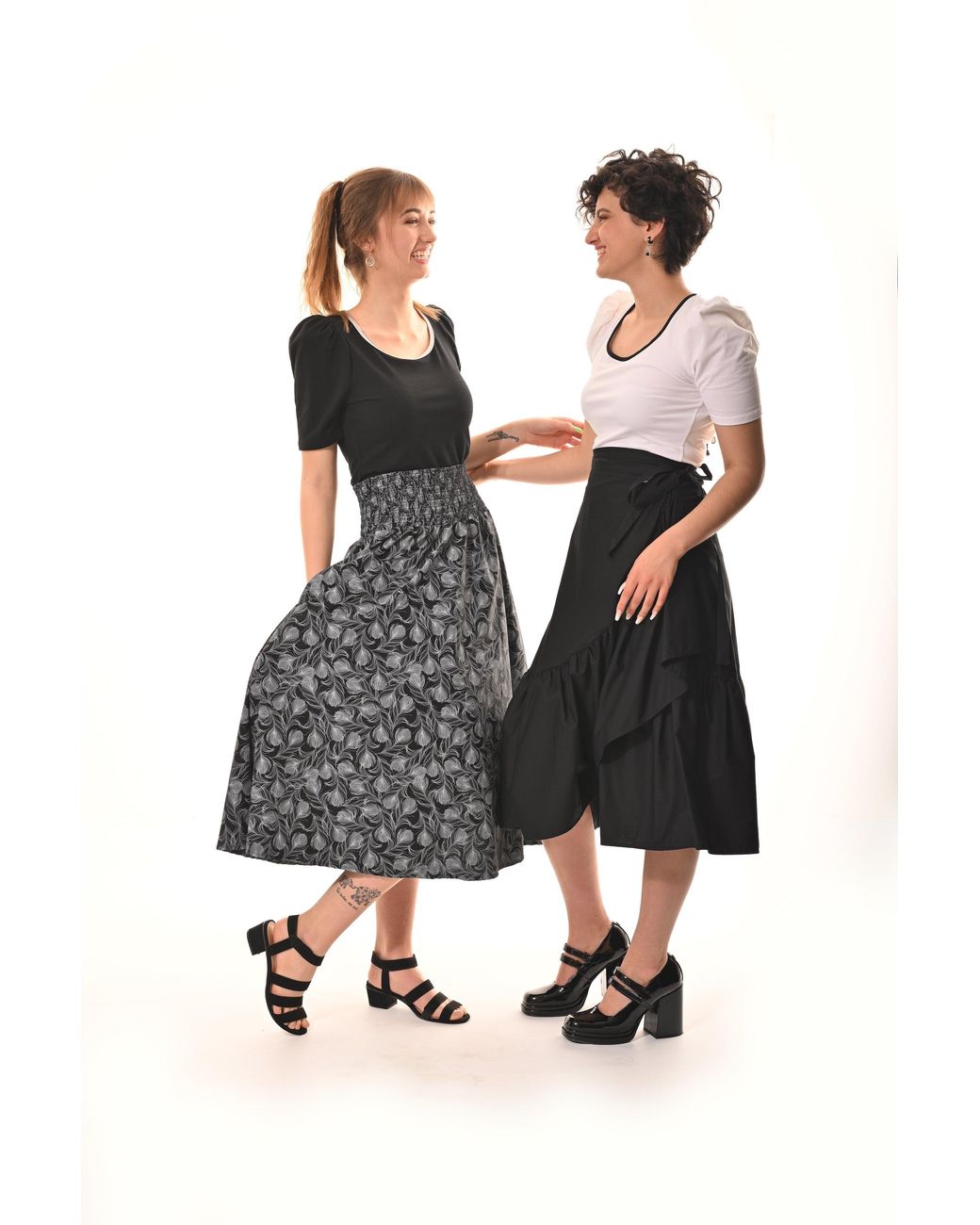 Frock Tales Gray Belle Top With Scoop Neck