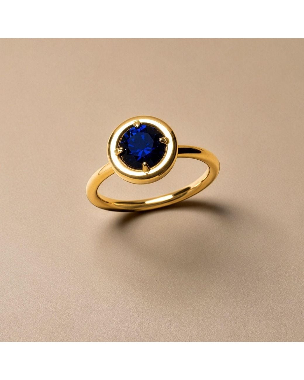Belinda Jewelz Metallic Alexandrite Round Solitaire Chunky Ring