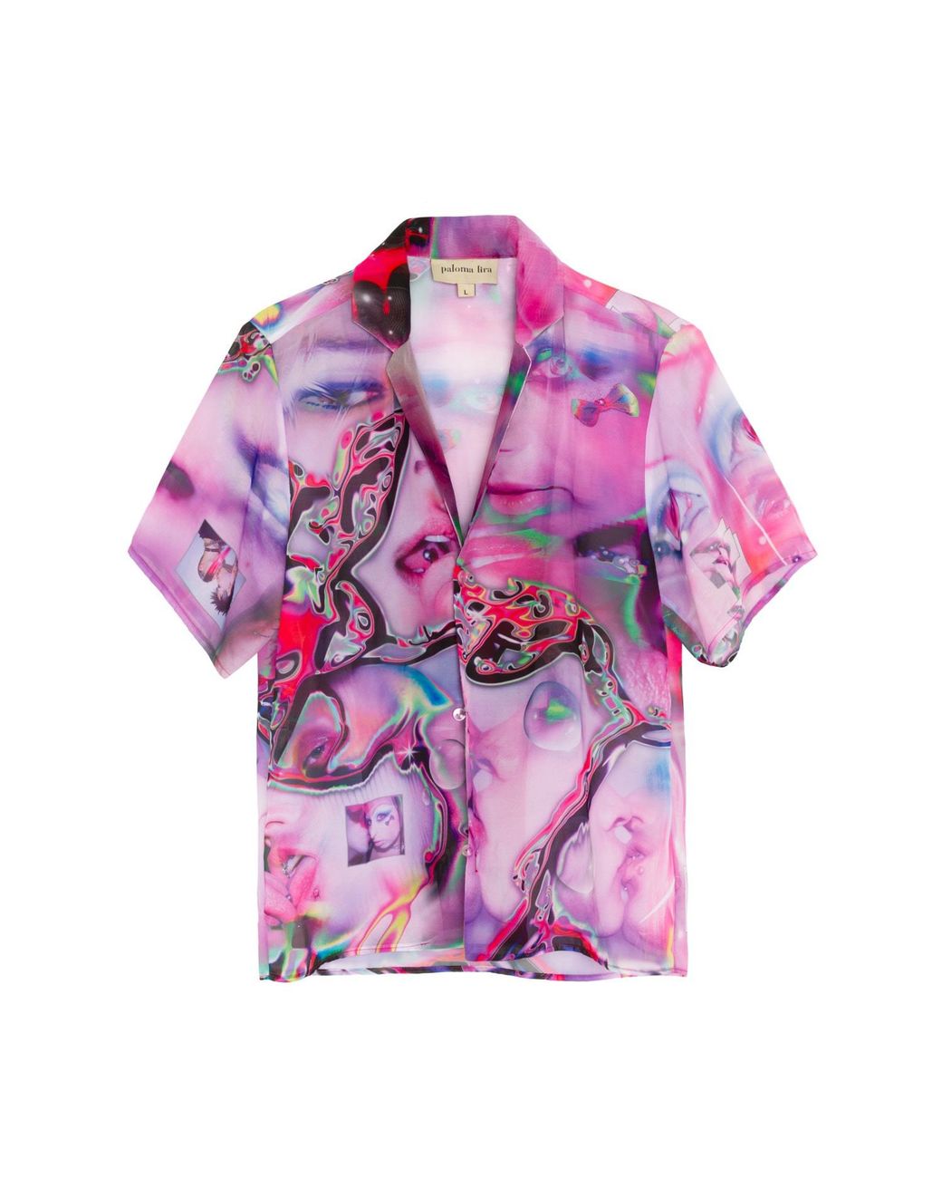 Paloma Lira Purple Three Way Punk Shirt for men