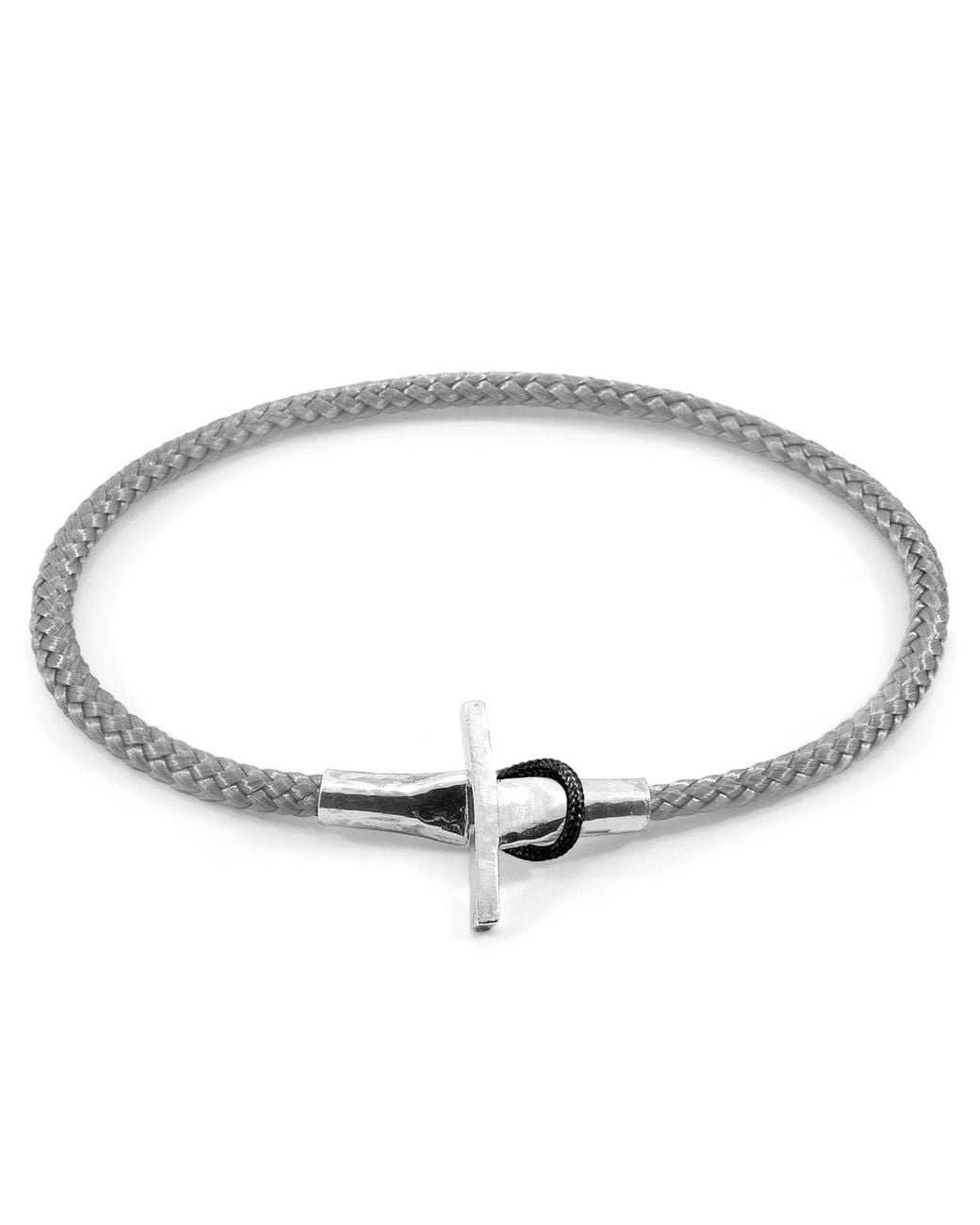 Anchor and Crew Metallic Classic Cambridge & Rope Bracelet for men