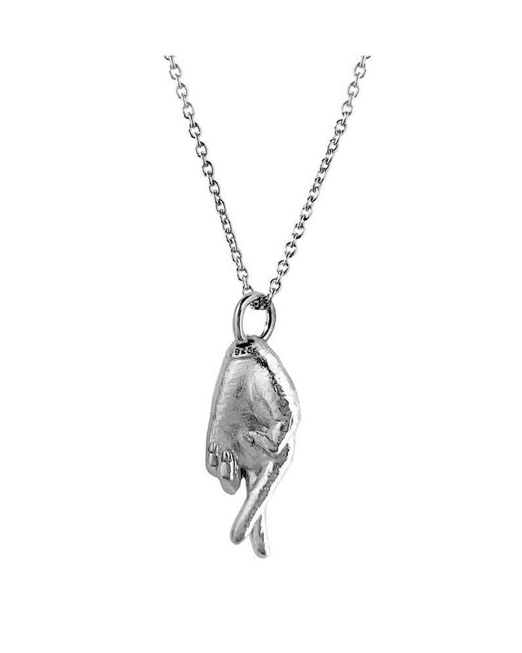 Astor & Orion Metallic Good Luck Charm Necklace Sterling
