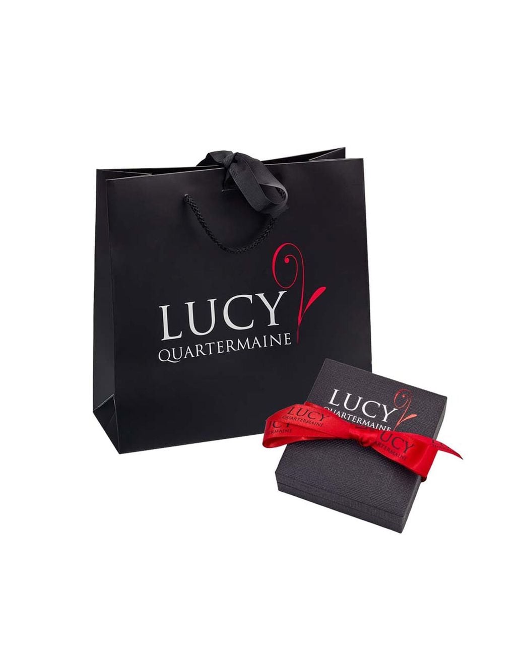 Lucy Quartermaine Metallic Long Dipped Studs