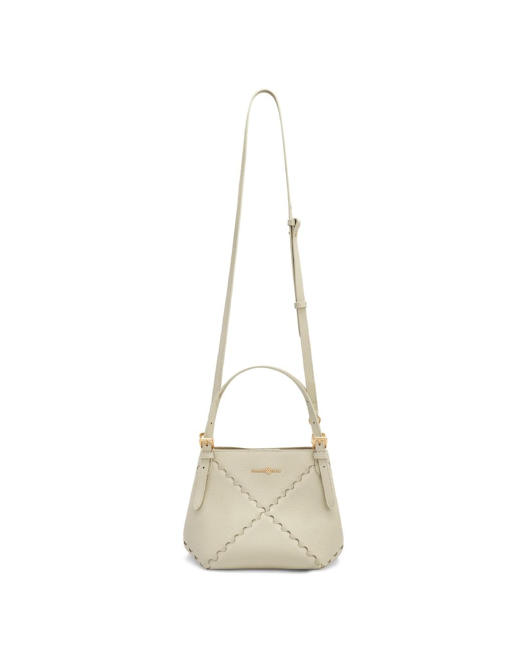 Orange Cube White Dusk Mosaic Mini Tote