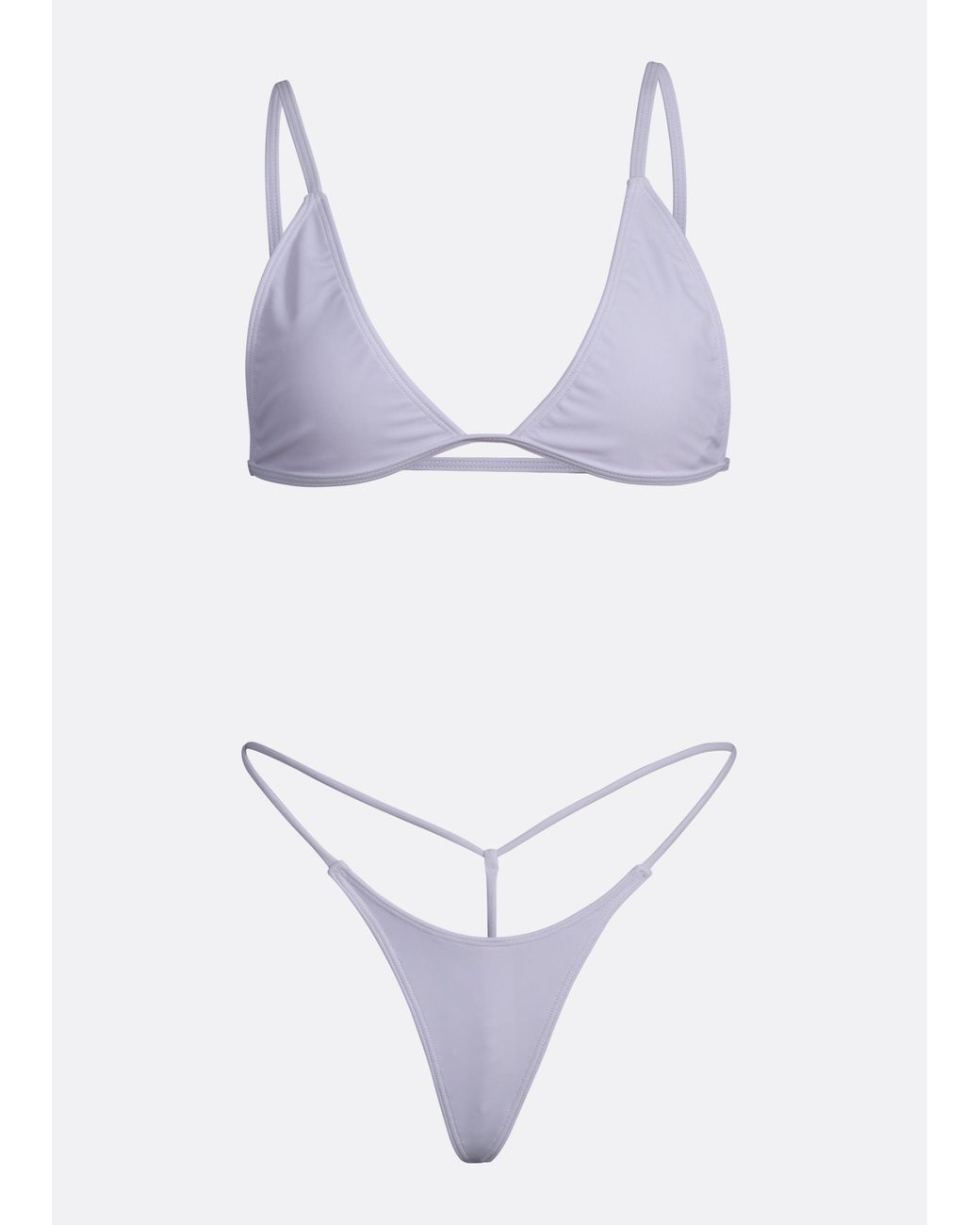 Minimale Animale White G Money Thong Bikini Bottom
