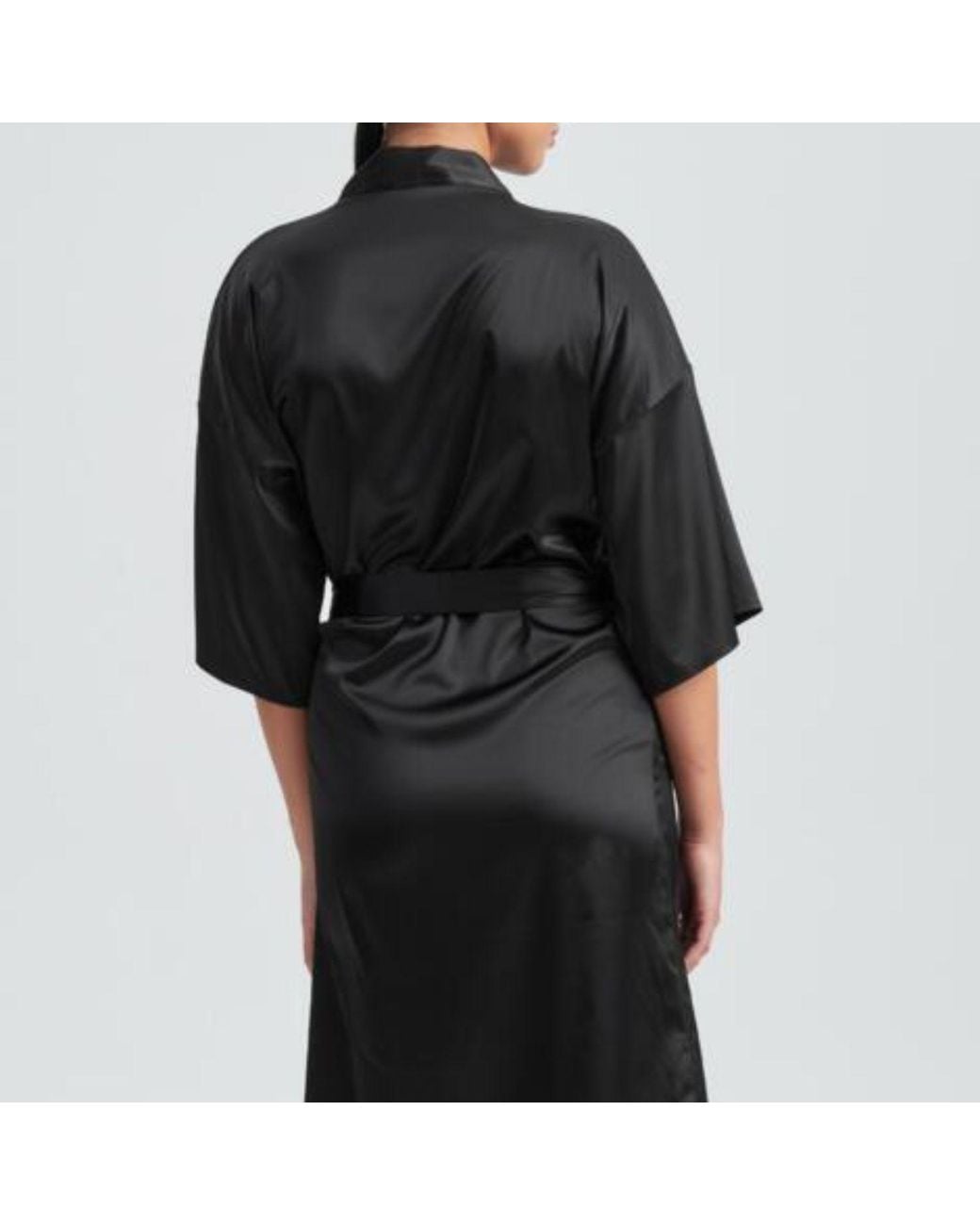 Daily Underwear Black Dressing Gown Alice