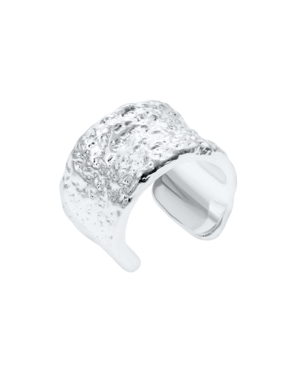 Lucy Quartermaine Metallic Solid Sterling Hula Ear Cuff