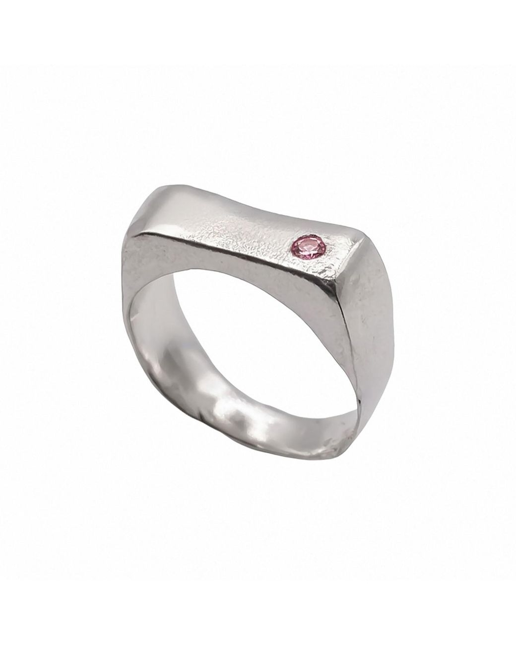 Moca Jewellery Yellow Grace Bow Gem Ring Vermeil Gem Stone