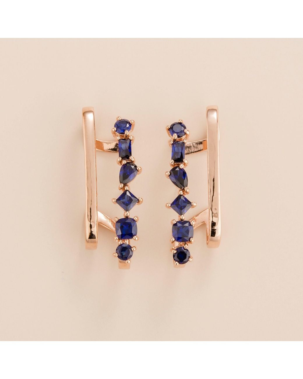 Juvetti Metallic Rose Serene Rose Earrings