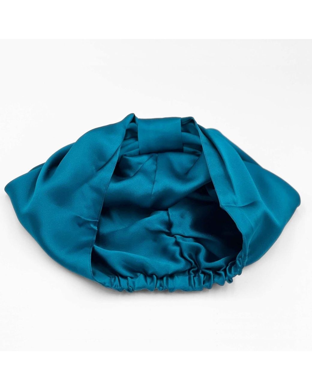 Hi Silk Blue Set Of Two Double-Layer Silk Bonnets
