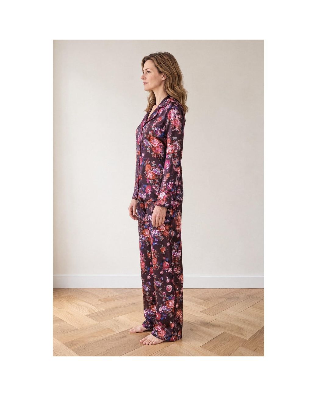 Oh!Zuza Red Lullaby Long Silk Pyjama