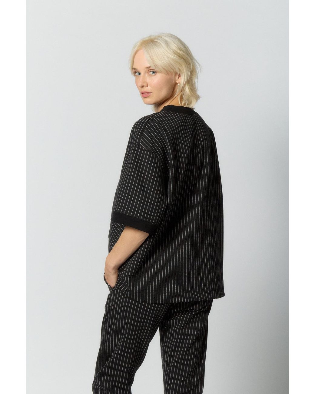 Reet Aus Black Oversized T-Shirt For