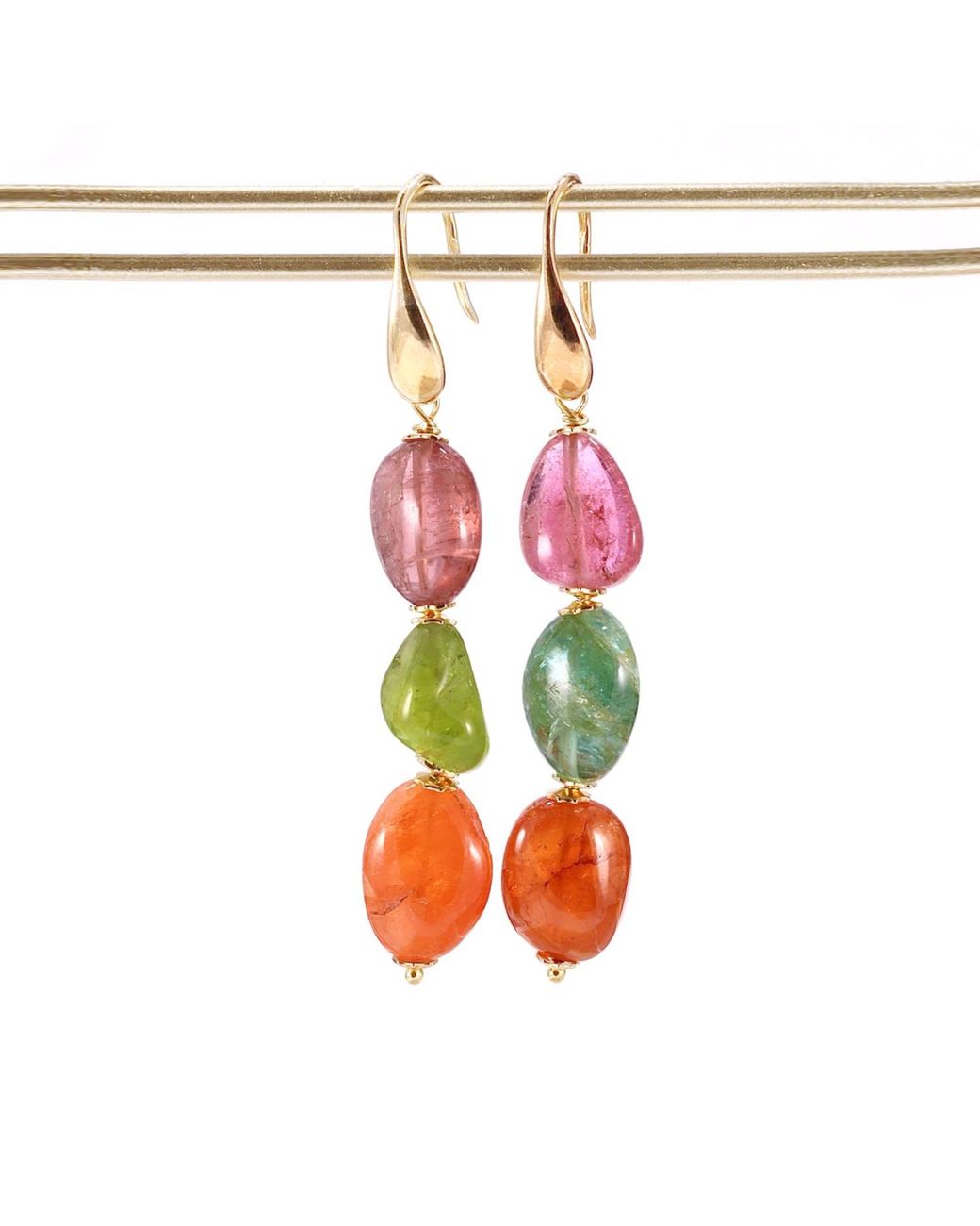 Mineralgems•Studio Red Tourmaline Earrings