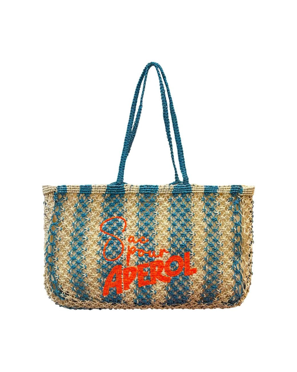 Lilly Loves Blue Sac Pour Aperol Jute Bag