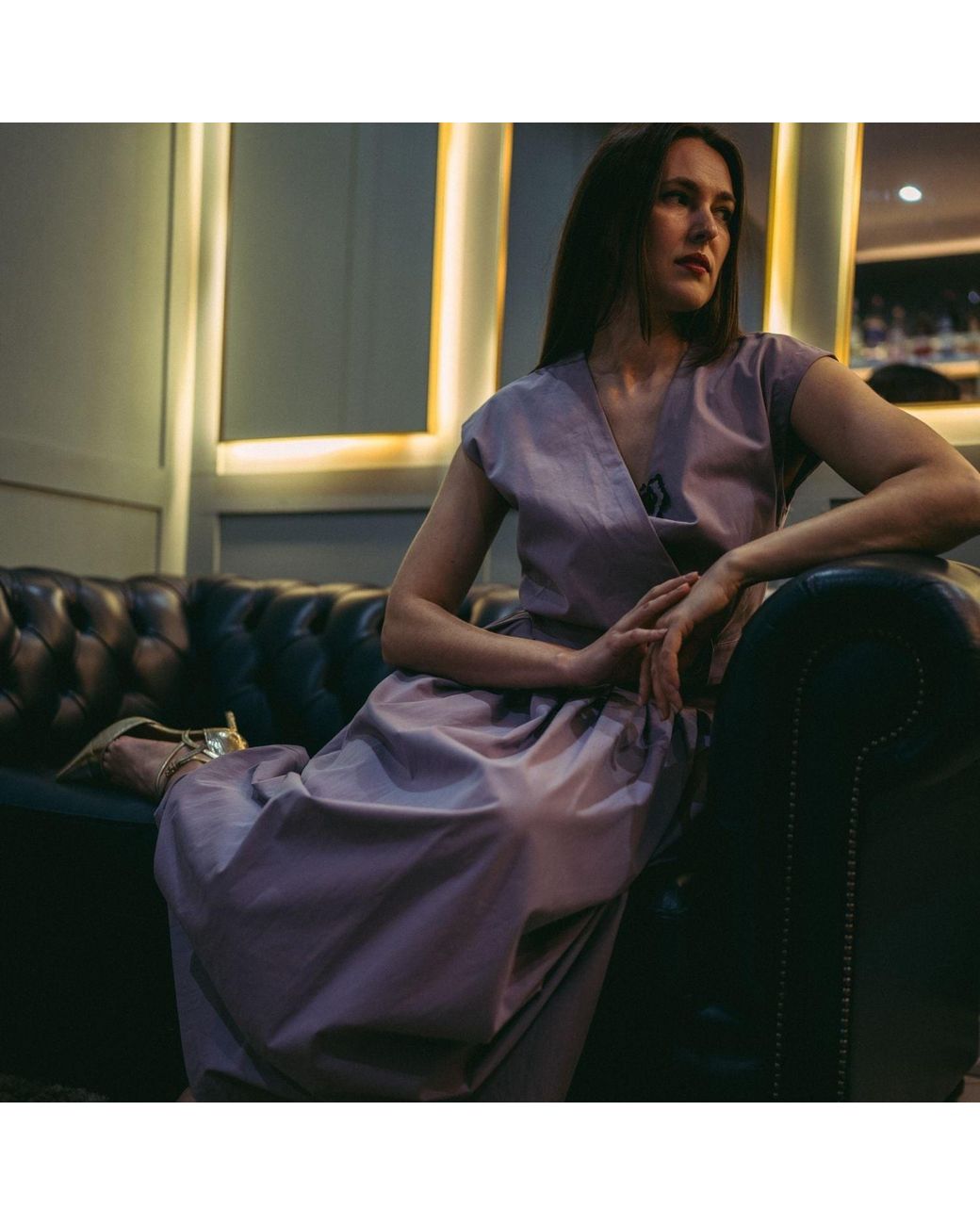 BEIRA Purple Mari Lilac Tailored Top & Waistcoat