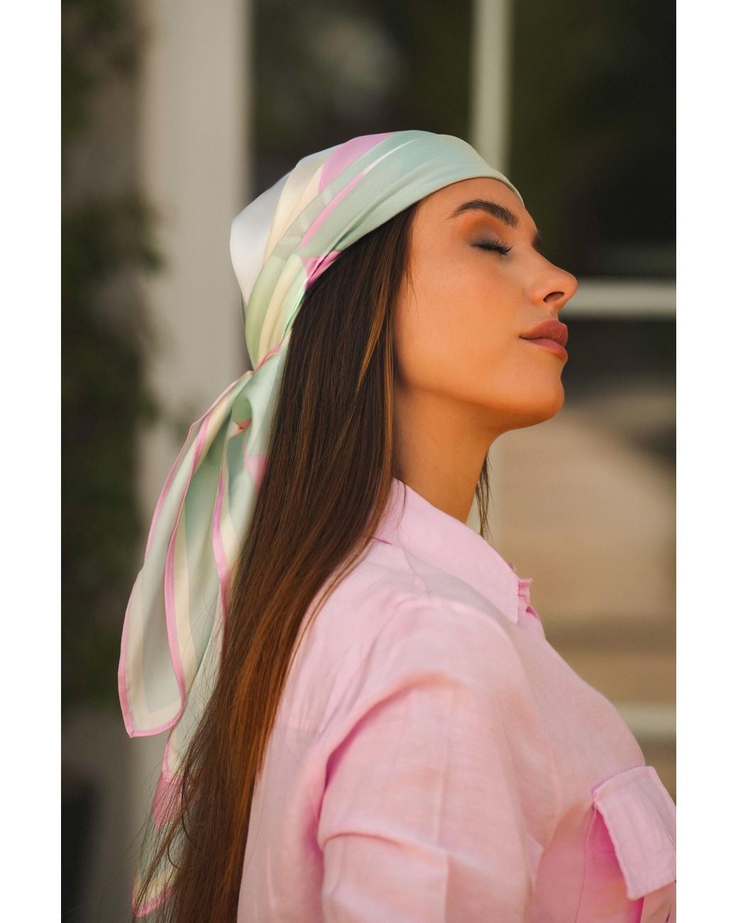 Le Trap Multicolor Neutrals Candy Colors Scarf