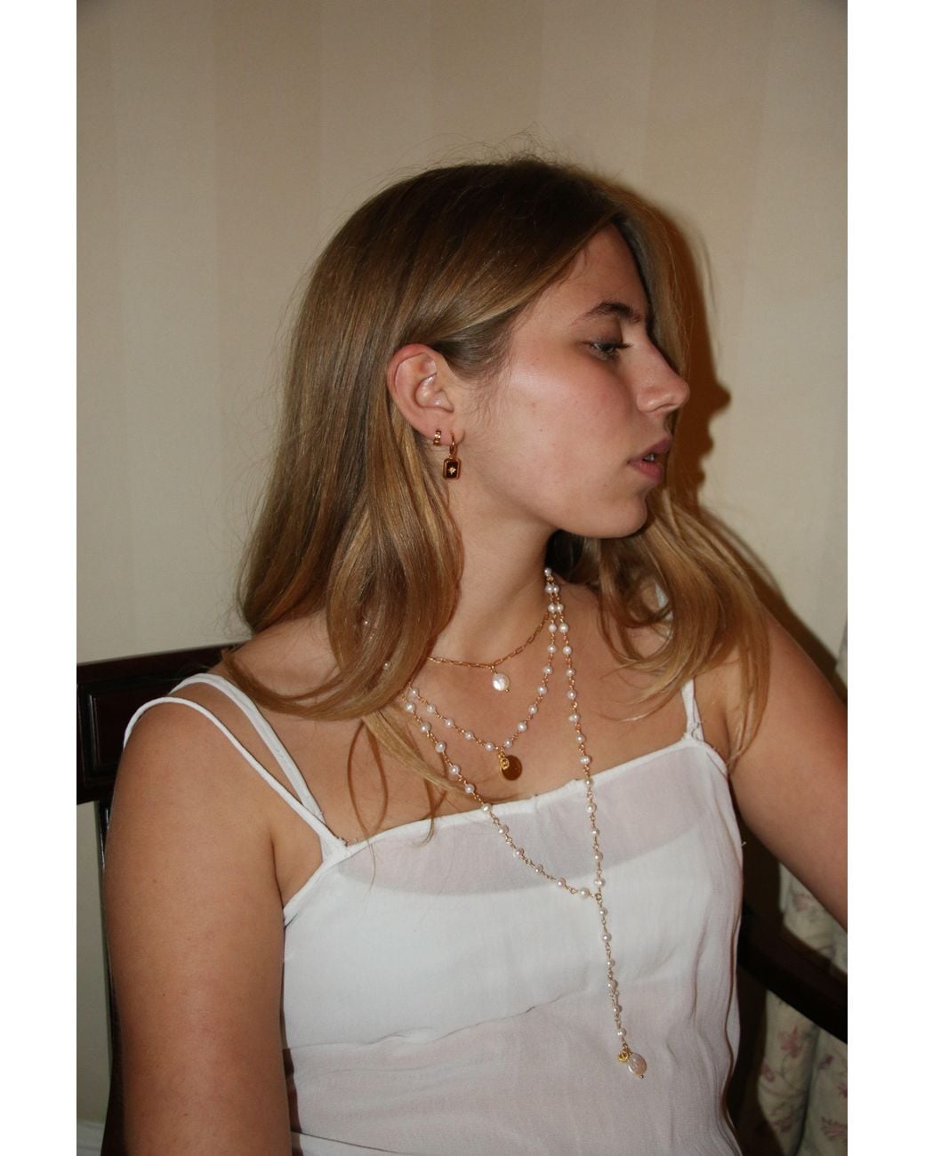Iris London Metallic Clementine Earrings
