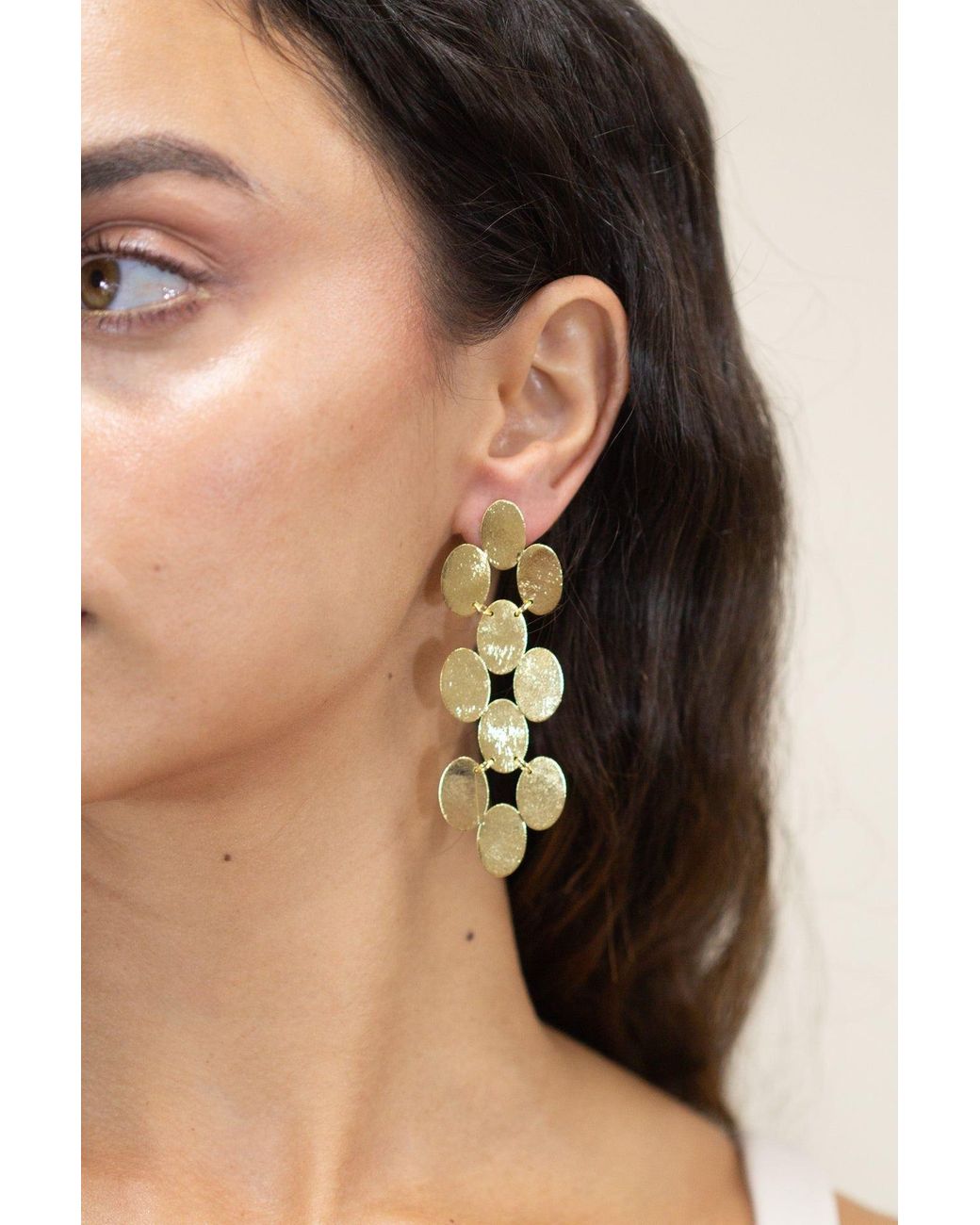 Marcia Moran Metallic Vivette Earrings