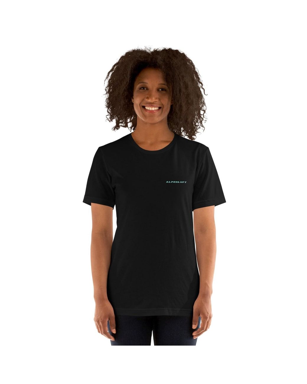 Anchor and Crew Black Higher Grounds Postmark Organic Cotton T-Shirt