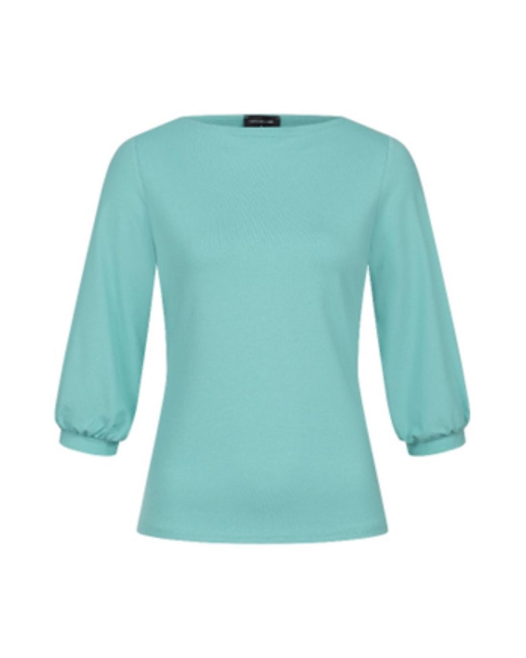 Marianna Déri Green Mint Boat Neckline Top
