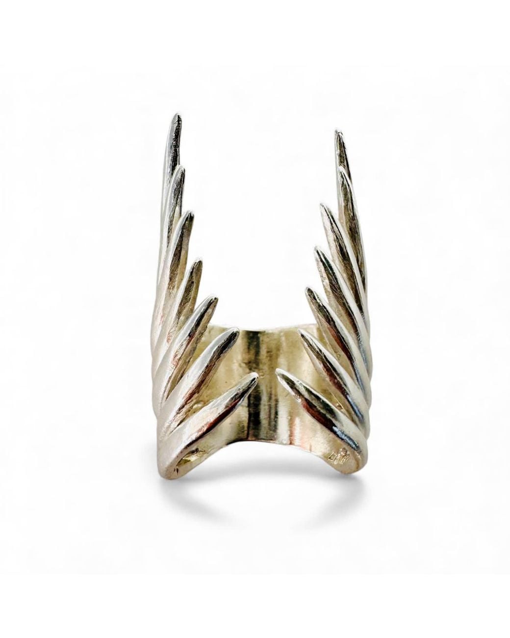 Aki Roc Jewelry Metallic The Hug Statement Ring -Sterling