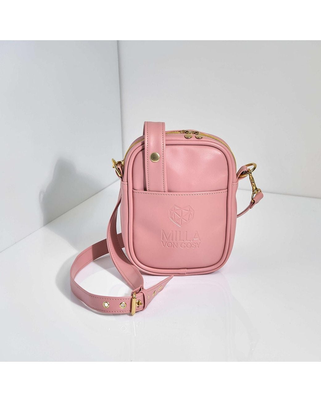 Milla Von Cosy Pink Crossbody Bag Flex Rose'