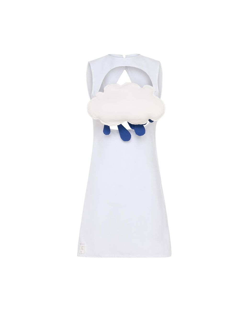 Maison Louis White Rainy Cloud Dress