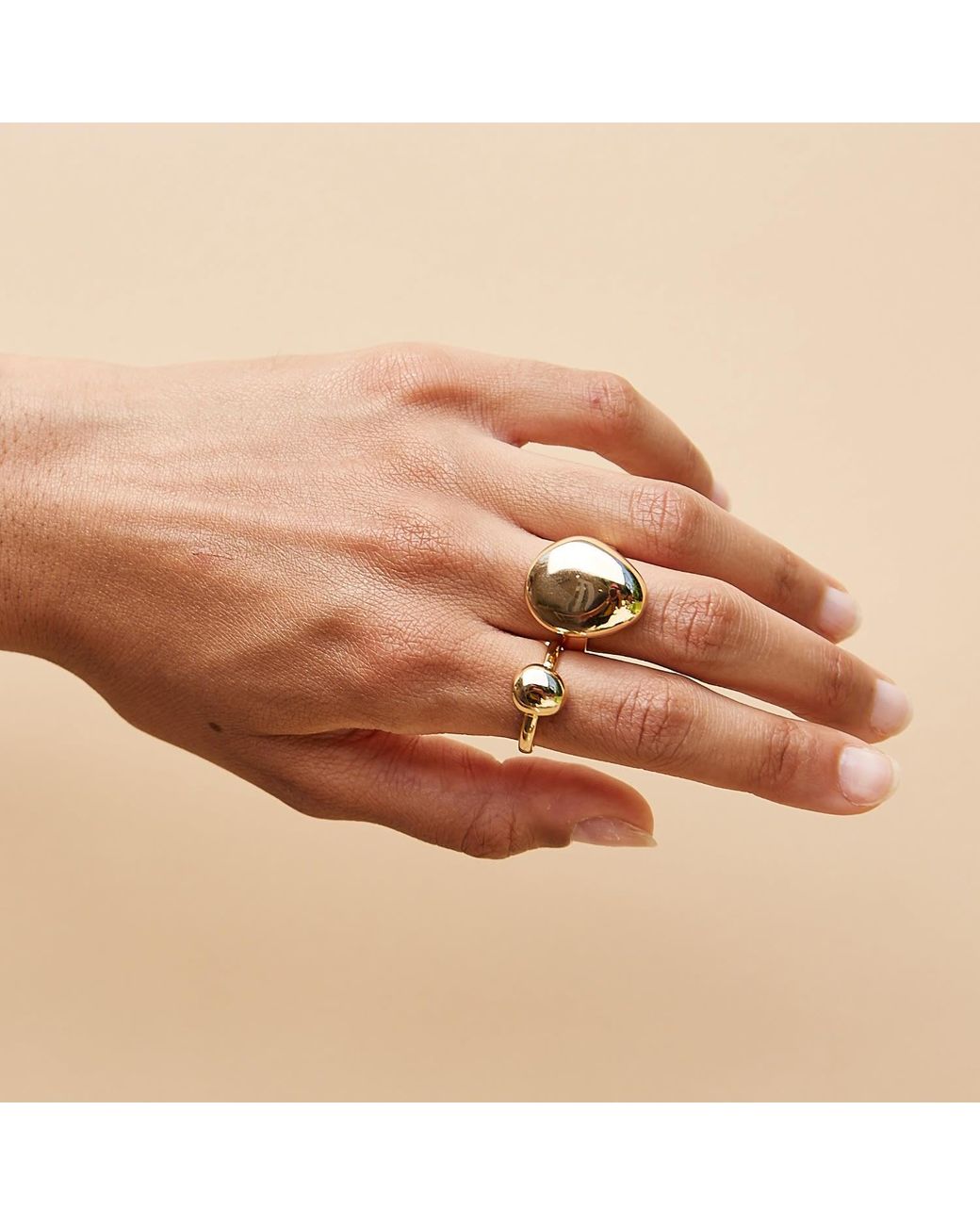 Biko Jewellery Metallic Galina Ring Small