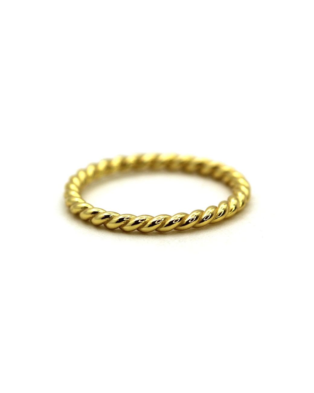VicStoneNYC Fine Jewelry Yellow Rope Solid Ring By Handmade