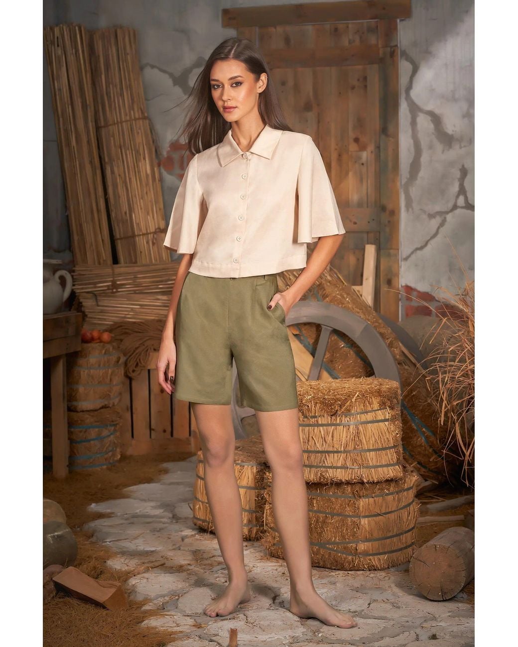 Ashita Fernandes Natural Neutrals Ambar Top – A Tribute To Effortless Elegance